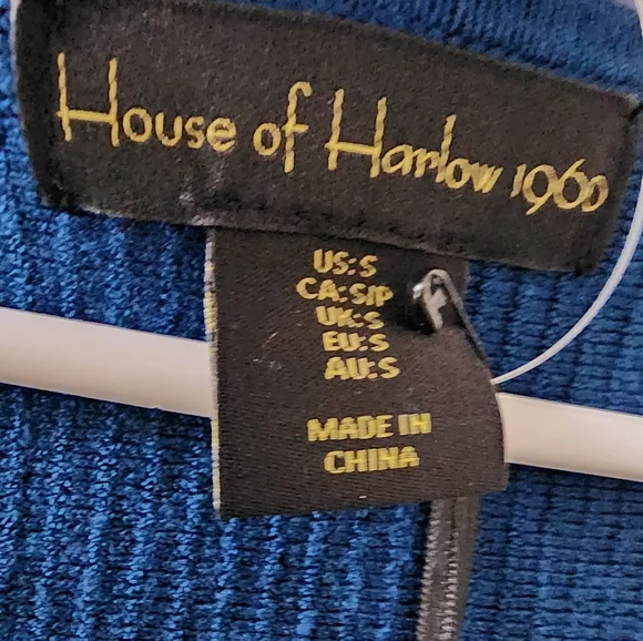 House of Harlow 1960 v-neck Compression mini dress - Picture 4 of 4